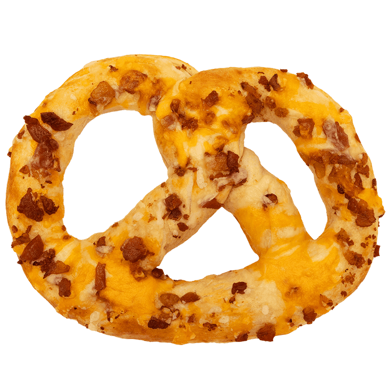 Bacon and Cheese Pretzel