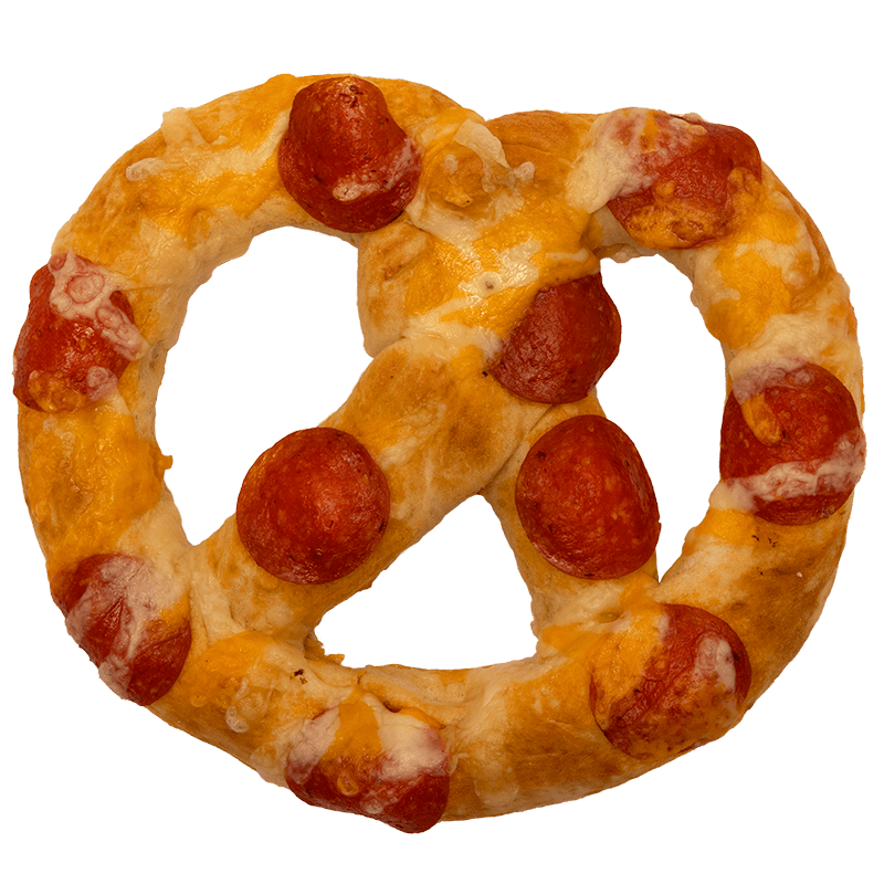 Pepperoni and Cheese Pretzel